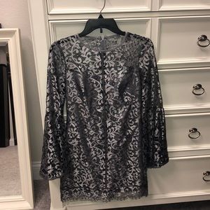 White House Black Market Bell Sleeve lace dress